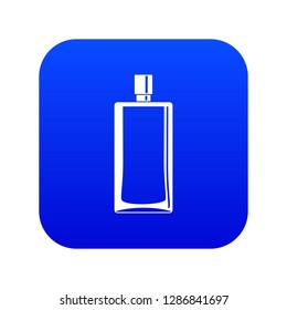 Scent bottle icon digital blue for any design isolated on white vector illustration