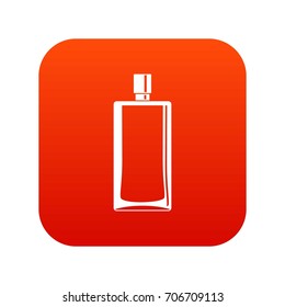 Scent bottle icon digital red for any design isolated on white vector illustration