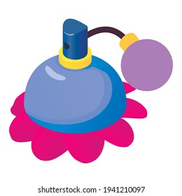 Scent concept icon. Isometric illustration of scent concept vector icon for web
