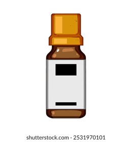 scent essential oil bottle cartoon. relaxation wellness, holistic concentrate, essence botanical scent essential oil bottle sign. isolated symbol vector illustration