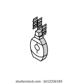 scent fragrance bottle perfume isometric icon vector. scent fragrance bottle perfume sign. isolated symbol illustration