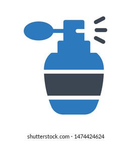 scent glyph colour vector icon