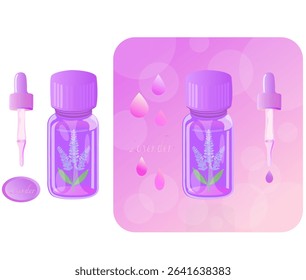The scent of lavender essential oil and the world of aroma