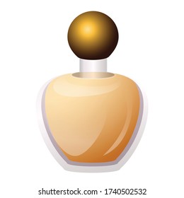 Scent perfume icon. Cartoon of scent perfume vector icon for web design isolated on white background