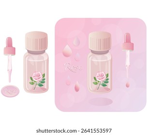 The scent of rose essential oil and the world of aroma