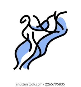 scent smell color icon vector. scent smell sign. isolated symbol illustration