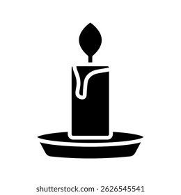 Scented Candle icon icon vector collection in outline and solid style