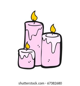 scented candles cartoon