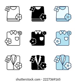 Scented clothes icon. Laundry Icon Element