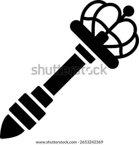 Scepter New Creative Icon Design Vector
