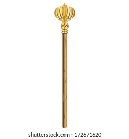 Scepter, Vector Illustration