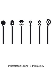 
Sceptre Icon vector symbol icon