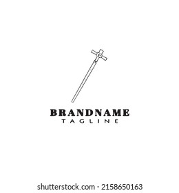 sceptre logo icon design template modern illustration