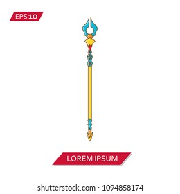 sceptre vector icon symbol