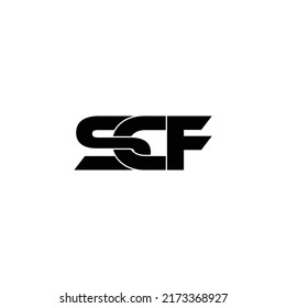 Scf Letter Monogram Logo Design Vector Stock Vector (Royalty Free ...