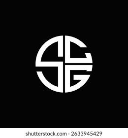 SCG logo SCG icon SCG monogram SCG letter minimalist Circle flat Unique modern abstract logo design.
