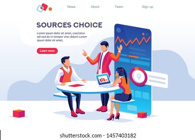 Schedule Appointment. Office. Choosing Application. Touchscreen Online Material. Application Meeting Concept for Web Banner Hero Images. Flat Isometric Vector Illustration Isolated on White Background