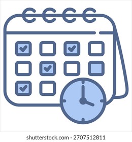 Programar la Ilustración vectorial Blue Icon