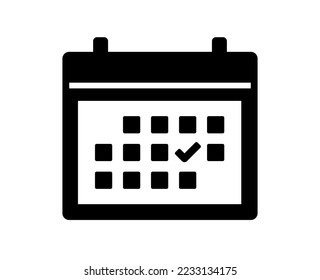 Schedule calendar date vector icon