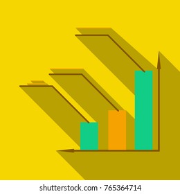 Schedule chart on table vector. Economic visualization information, business report graph illustration