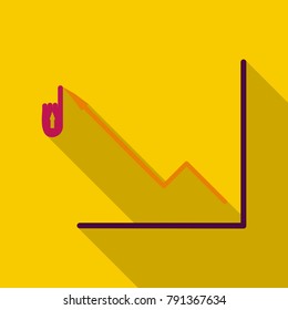 Schedule chart on table vector. Economic visualization information, business report graph illustration