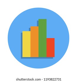 schedule colored icon in badge style. One of Banking collection icon can be used for UI, UX
