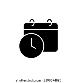 Schedule concept line icon. Simple element illustration. Schedule concept outline symbol design.