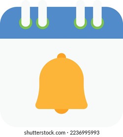 schedule date event vector flat illustration