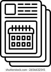 Planificar diseño de icono de estilo relleno