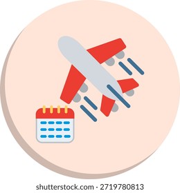 Icono de estilo de círculo plano