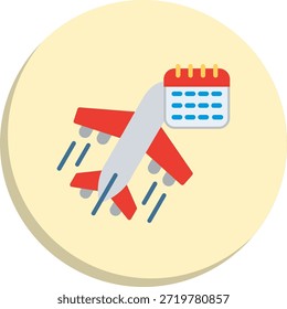 Icono de estilo de círculo plano