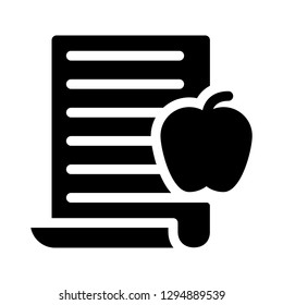 schedule  glyphs icon