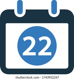 Schedule icon, annual delivery date, event time