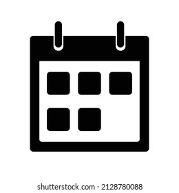 Icono de programación. Gestión del calendario y de los nombramientos. Vectores.