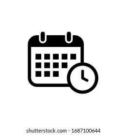 Schedule icon. Calendar, time icon vector illustration