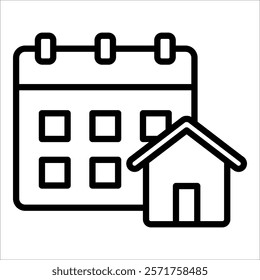 Schedule Icon Element For Design