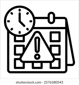 Schedule Icon Element For Design