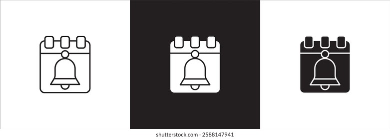 Schedule icon. Event organizer icons. Plan maker sign. Symbol of date, agenda, document, note, report paper, design in thin line.