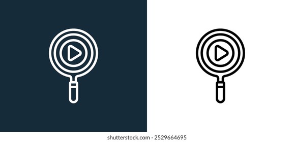 schedule icon isolated on white and black colors. schedule outline linear vector icon from streaming collection for mobile apps, web and ui.