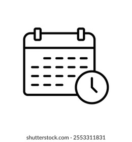 Icono de la programación aislado en el fondo blanco
