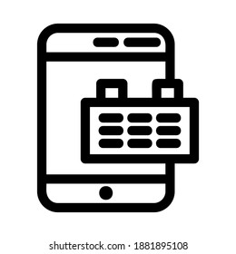 schedule icon or logo isolated sign symbol vector illustration - high quality black style vector icons
