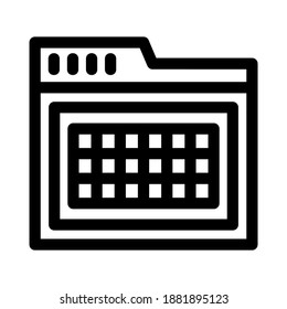 Symbol oder Logo einzeln auf Zeichen, Vektorgrafik - hochwertige Vektorsymbole in schwarzem Stil
