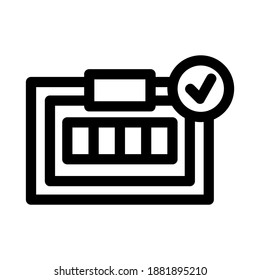 schedule icon or logo isolated sign symbol vector illustration - high quality black style vector icons
