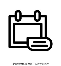 schedule icon or logo isolated sign symbol vector illustration - high quality black style vector icons
