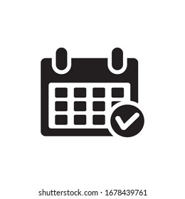 SCHEDULE ICON , MEETING ICON VECTOR