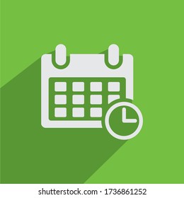 SCHEDULE ICON , REMINDER ICON VECTOR