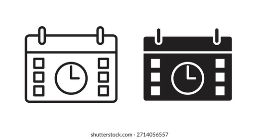 Planificar diseños de Vector de silueta de icono. Trazos editables