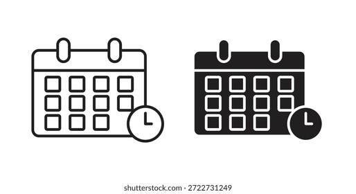 Símbolo de icono de programación. Vector EPS 10. icono de línea y glifo