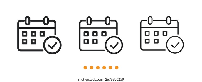 Icono de programación. Vector de icono de línea delgada