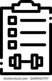 schedule icon. Thin Linear Style Design Isolated On White Background